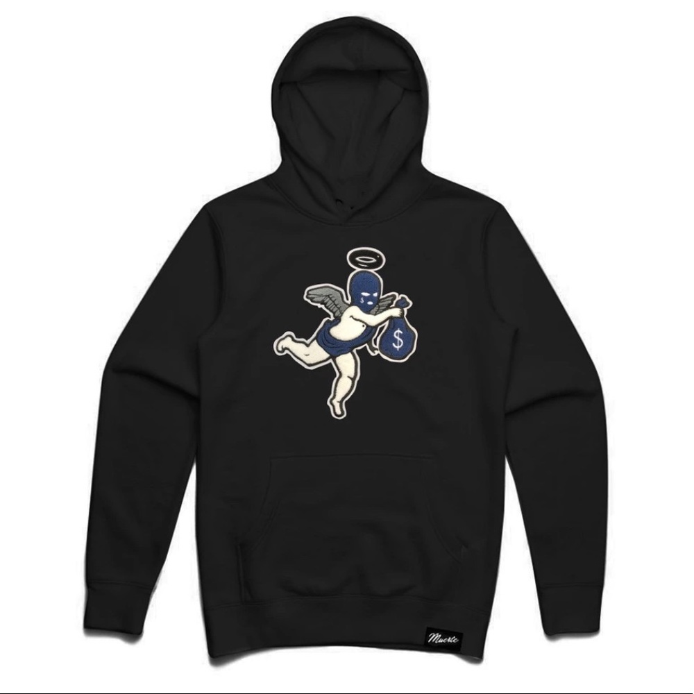 NWOT Hastamuerte Unisex Logo Textured Hoodie